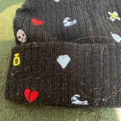 黒ニット帽ですの画像