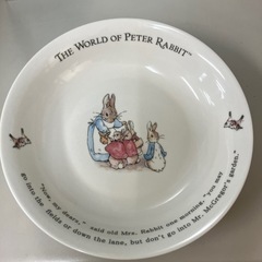 ☆値下げ☆I2411-437 パスタカレー皿 ２枚セット （ファミリー＆ミセスラビット）PR271BR-3 中古美品の画像