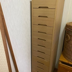スリムチェスト 12段引き出しの画像