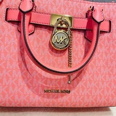 【未使用品級】MICHEAL KORS HAMILTON ピンク 2way ショルダー ハンドバッグの画像