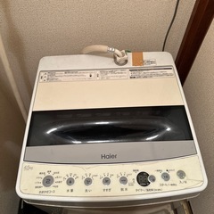 洗濯機haier 部品付きの画像