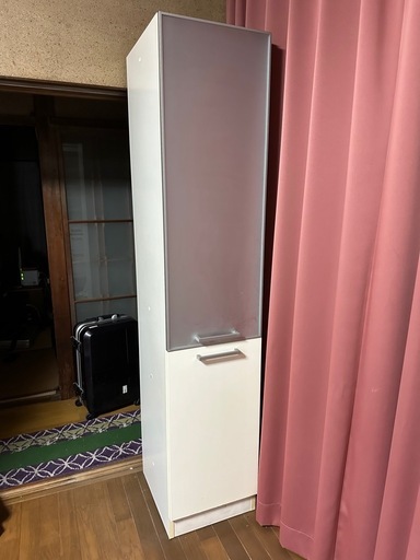 ホワイト食器棚＆ホワイトキッチン収納庫セット