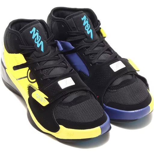 新品ナイキ ザイオン 2 × ナルト PF NIKE ZION 2 × NARUTO PF ブラック/イエローストライク/ダークパープルダスト/ブルー