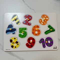 ピックアップ　パズル　知育玩具　おもちゃ　木製　ノブ付き　educo