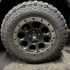 エクストリームJ 16インチ　114.3  5穴　8J＋18タイヤホイールセット 