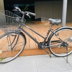 【予定者決定】ブラック26インチ自転車　シティサイクル　難有り　...