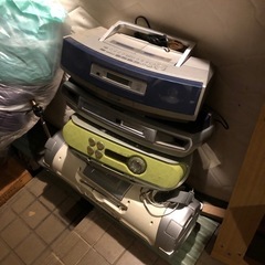 【ジャンク品】ラジカセ、オーディオ類の画像