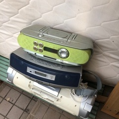 【ジャンク品】ラジカセ、オーディオ類