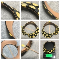 スーパーレア 正規品 ルイヴィトン 2012 草間弥生リミテッド ドットチョーカー 黒黄の画像