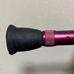 竹虎　ヒューゴステッキ　カラー:ワインレッド【杖 おしゃれ 軽量】【介護用品 福祉用具 歩行関連 転倒予防 杖先ゴム 】1日旅行で使用しましたの画像