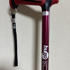 竹虎　ヒューゴステッキ　カラー:ワインレッド【杖 おしゃれ 軽量...