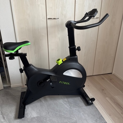 FITBOX 第3世代 フィットネスバイク エアロバイク スピンバイク 静音 ダイエット器具 組み立て簡単 トレーニング トレーニングバイク