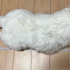 ホワイトライオン　　ぬいぐるみの画像