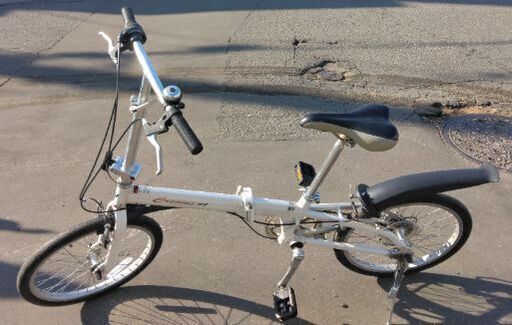☆20インチ  中古 折りたたみ自転車 8480円 6段切替 ⛓️チェーン新品 新規防犯登録料コミ 496