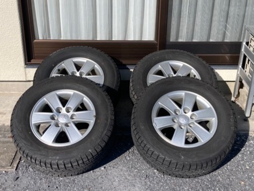 パジェロ　スタッドレスタイヤ2022年製
　純正アルミ付　17インチ