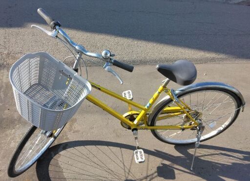 ☆26インチ  中古 自転車 11,800円 6段切替鍵新品 オートライト付 新規防犯登録料コミ 497
