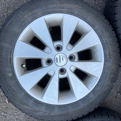 19年製 155/65r14 スタッドレス　ホイール付き　の画像