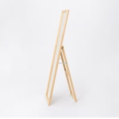 無印良品パイン素材ミラーの画像