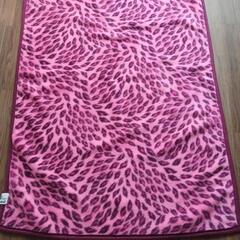 毛布 掛け布団 子供用サイズ 100✕140cm 豹柄の画像