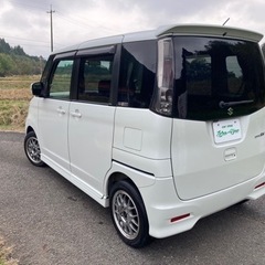 パレットSW 24年 車検7年6月 11万㌔ 左側電動 ナビ BT Bカメ TVの画像