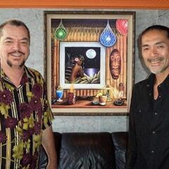 HAWAIIアーティスト絵画オリジナルの画像
