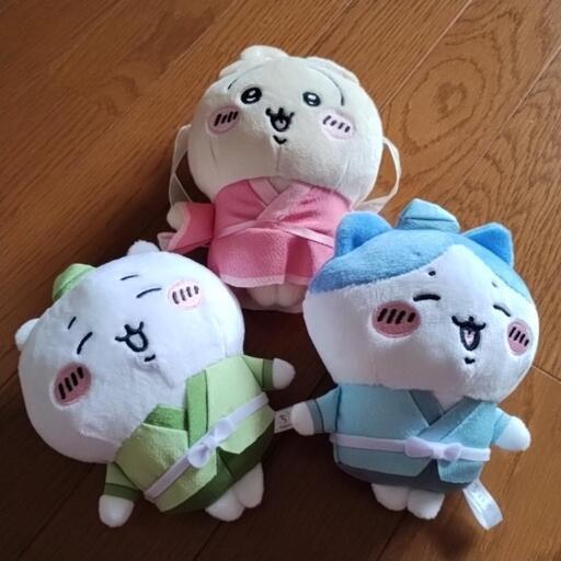ちいかわ　七夕ぬいぐるみ　3個セット