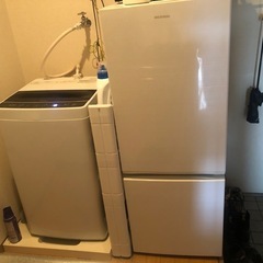 ハイアール全自動電気洗濯機　IRIS OHYAMA冷蔵庫