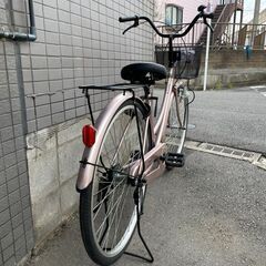 自転車 ママチャリ 26インチ ピンクゴールド 埼玉県 和光市 リサイクル