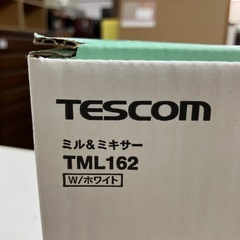 I2411-446 TESCOM ミル＆ミキサー TML162 ホワイト 未使用品 年式不明 の画像