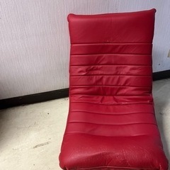 赤色 回る 座椅子