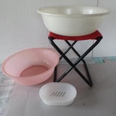 風呂おけ石鹸入れの画像