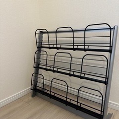 ◾️マガジンラック縦置き【3段：ワイド】パンフレットラック カタログスタンド 雑誌収納の画像