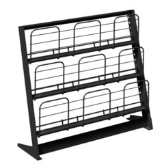 ◾️マガジンラック縦置き【3段：ワイド】パンフレットラック カタログスタンド 雑誌収納の画像