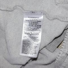 GAP　上下セット　80　パーカー　裏起毛　ベビー　キッズの画像