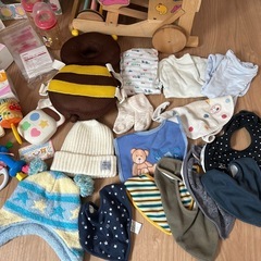 ベビーグッズまとめ売り、歩行器、母乳実感、哺乳瓶、抱っこ紐、おもちゃの画像