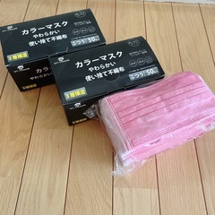 マスク 100枚 ピンク 不織布 使い捨てマスク PINK