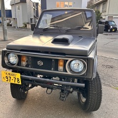 お値下げ！ジムニー！リフトアップ車両！ツヤ消し黒！改造認定車！