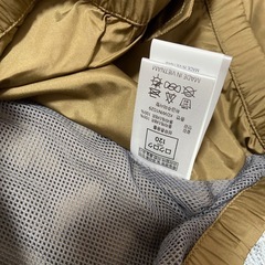 (新品) カーキ ジッパー付き ジャケット 120の画像