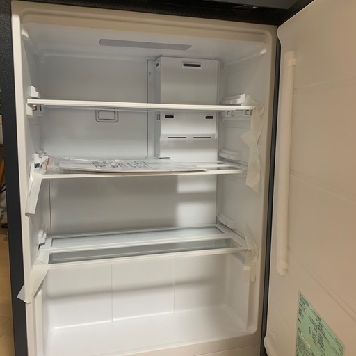 【未使用品】アイリスオオヤマ　66L 奥行スリム冷蔵庫 ブラック　IRSN-7A-B