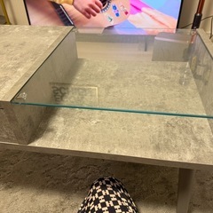 ガラス　テーブル　センターテーブルの画像