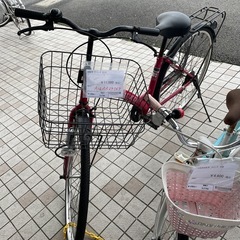 ★ジモティ割あり★   自転車　27インチ　赤　クリーニング済み...