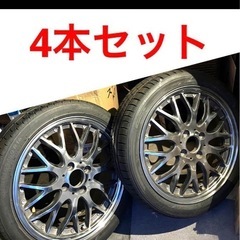 バリ山！16インチホイール　タイヤ付き　165/45R16 メッシュアルミ　タント　ムーヴ　N-BOX ハイゼット  アトレー　ミライース　ワゴンR　の画像