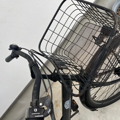 決まりました　イオンバイク　自転車　後ろパンクの画像
