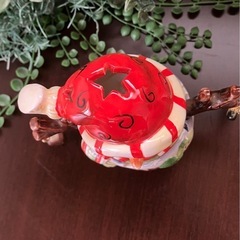 *:.｡. 未使用 保管品.:*スノーマン 飾り置物　の画像