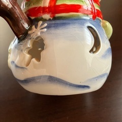 *:.｡. 未使用 保管品.:*スノーマン 飾り置物　の画像