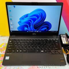 JC09128　良品 富士通 LIFEBOOK U938/S 第8世代 Office ノートPC　軽量　Win11