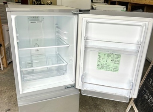 札幌市内配送可 20年製 AQUA アクア 126L 2ドア冷蔵庫 AQR-13J(S) 右開き 