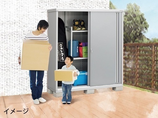 ジモティ限定価格！イナバ物置シンプリーMJX-116C お客様のご自宅に