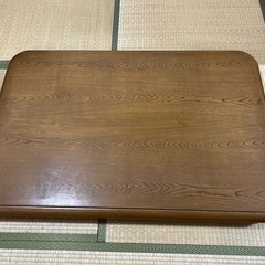 コイズミ家具調コタツ　西川こたつふとん&カバー、毛布カバー付き　ヒーター7段階調節の画像