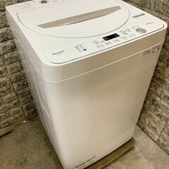 大阪送料無料★3か月保障★洗濯機★2021年★ES-GE6E-T★SS-126 大阪送料無料☆3か月保障付き☆洗濯機☆2020年☆